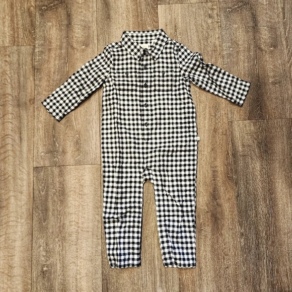 *NWT* Baby Gap Plaid Jumpsuit - Picture 1 of 5